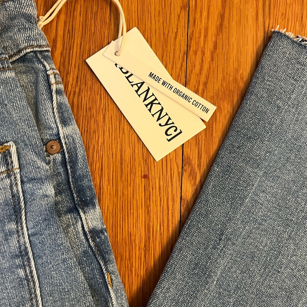 Blank NYC Women's Varick Kick Flare Blue Jeans
